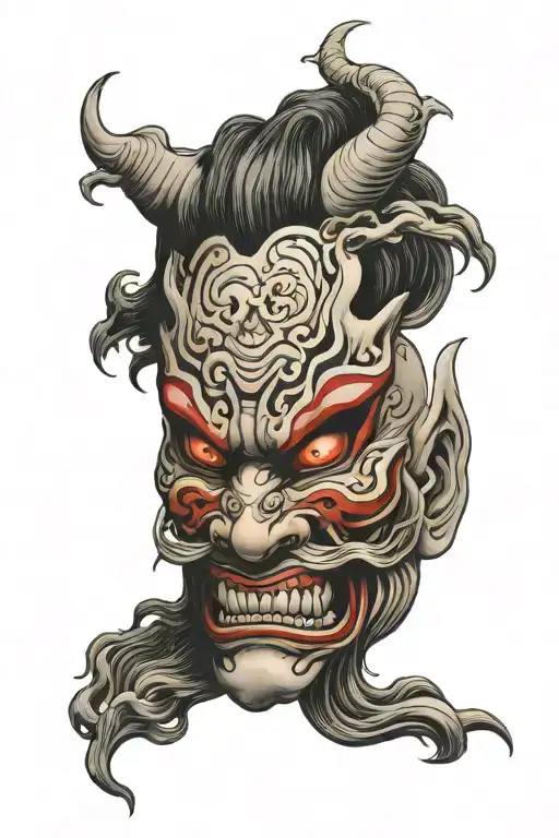 Japanese Demon Mask