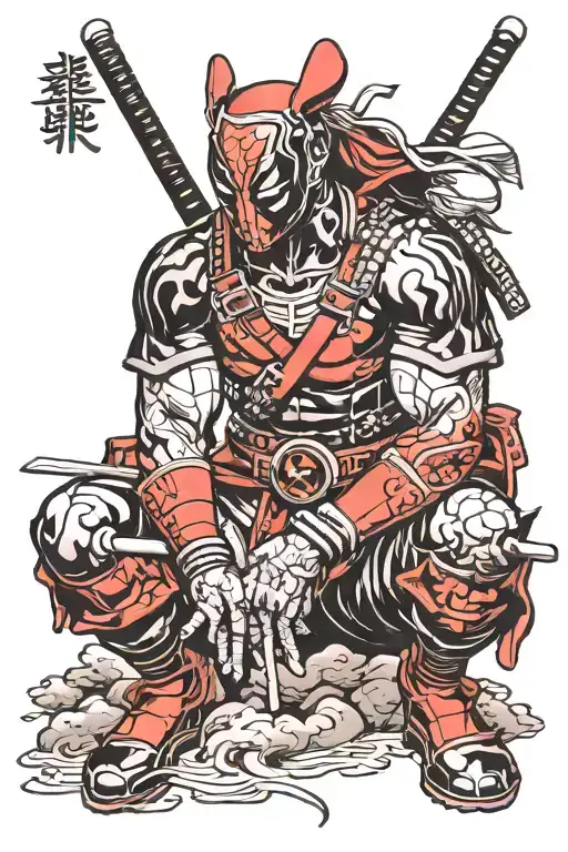 Deadpool Samurai Warrior