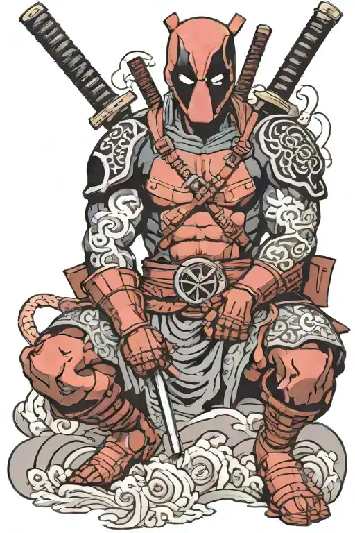 Deadpool Samurai Warrior