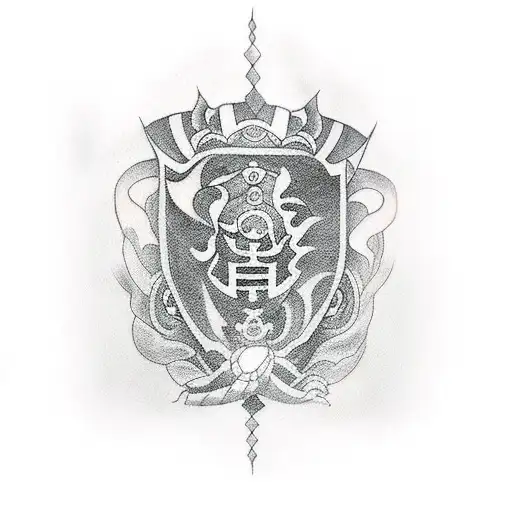 Tattoo Of Argentine Football World Championship Mixed With Greek Mythology Gods