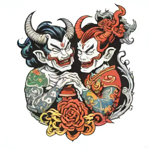 Gemini Holding Devil Masm