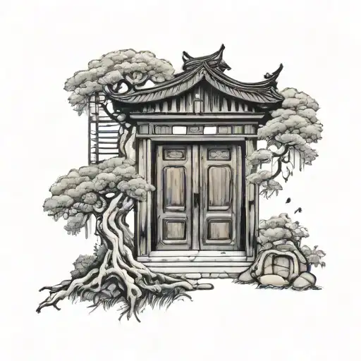 Chinese Door Open