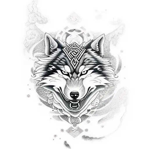 Norse Wolf Ying Yang