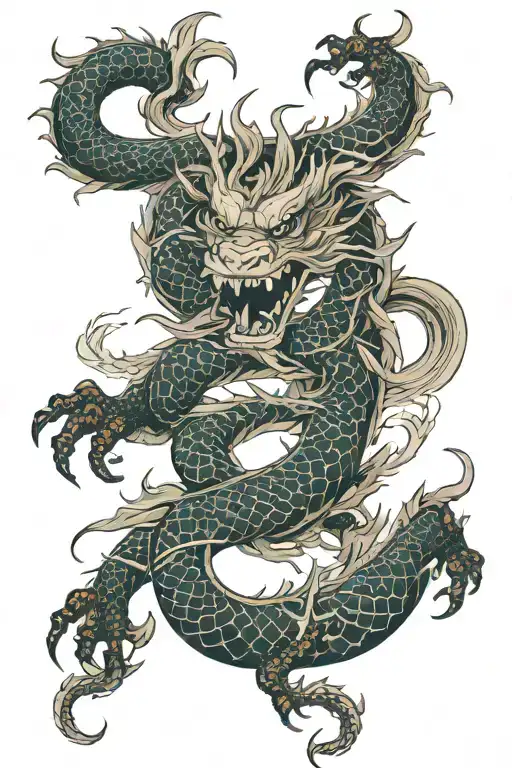 Dragon In Chinese Style