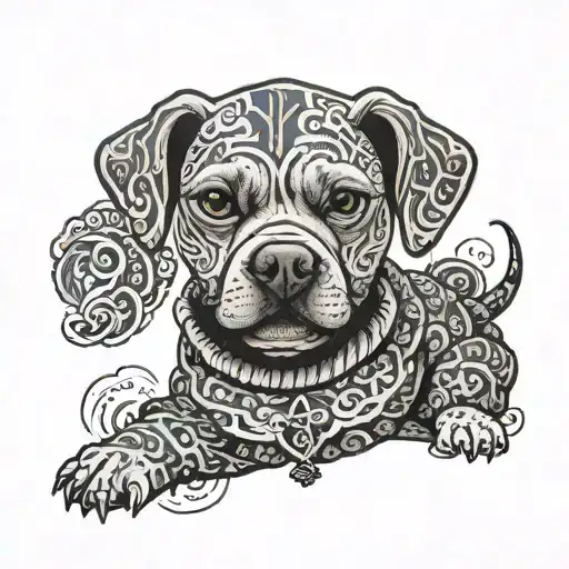 Funny Dog Wearing A Sweater