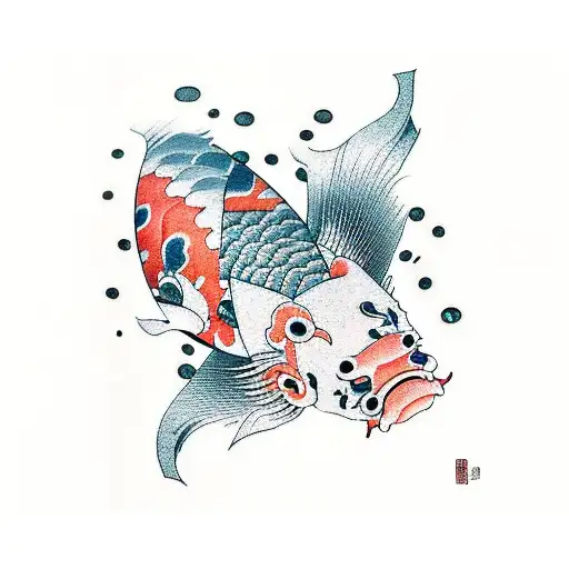 Japanese Culture With Koi Fish