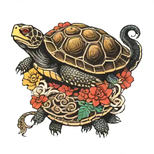 Turtle And Snake Mixed