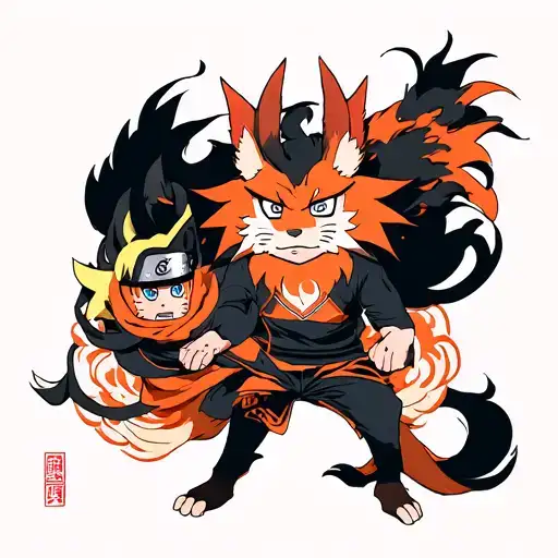 Naruto And Kurama