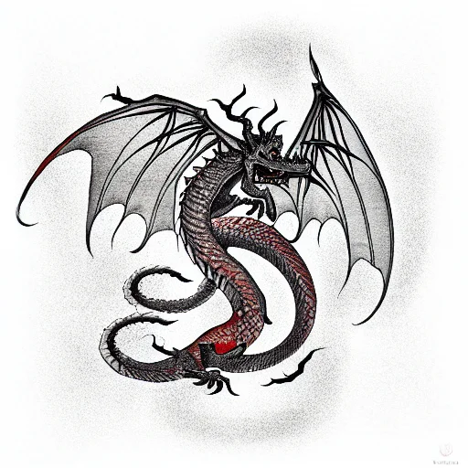 A Red Dragon That Heals With His Breath