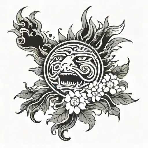 Sublime Sun Logo Surrounded