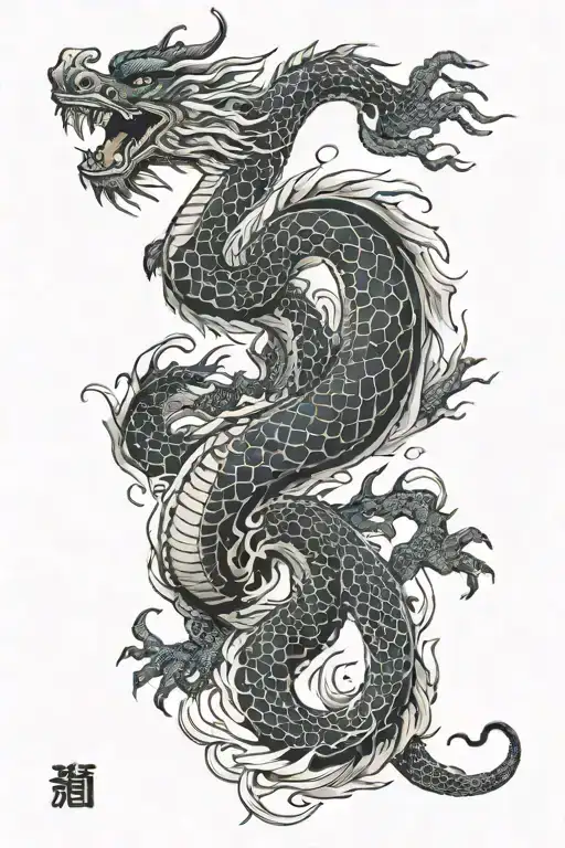 Rad Japanese Dragon