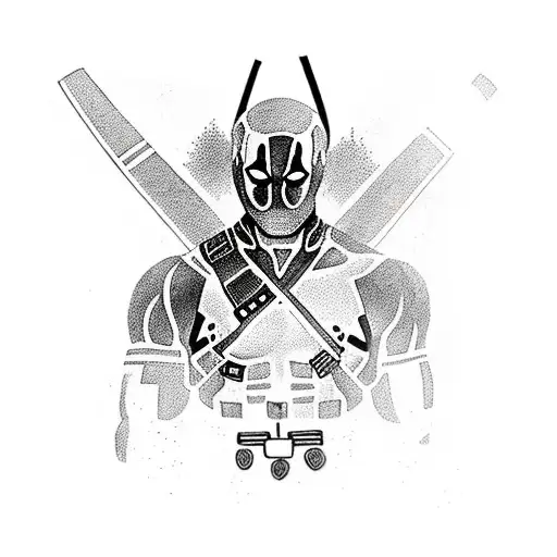 Deadpool As Paramedic With Katana