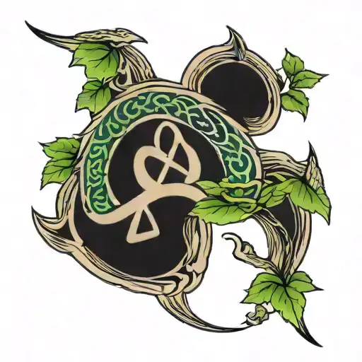 Anarchy Logo Nature Inspired Elegant