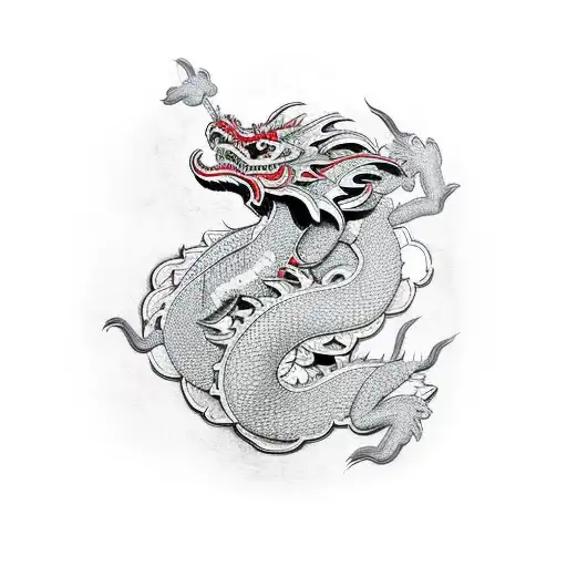 Japanese Culture-inspired Dragon With A Traditional Twist