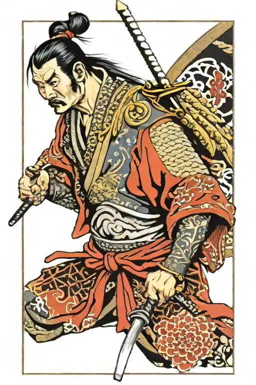 Japanese Samurai Warrior