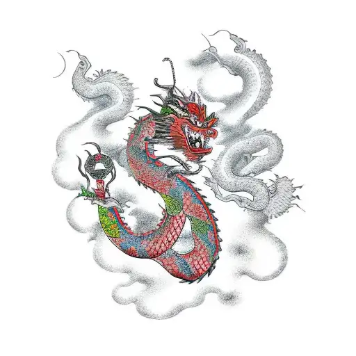 Ji Gong On Dragon