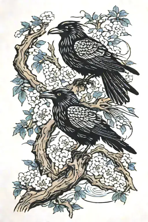 There Will Be Ravens In The Forest Filled