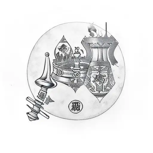 Chess King With Belt No Color Jiu Jitsu