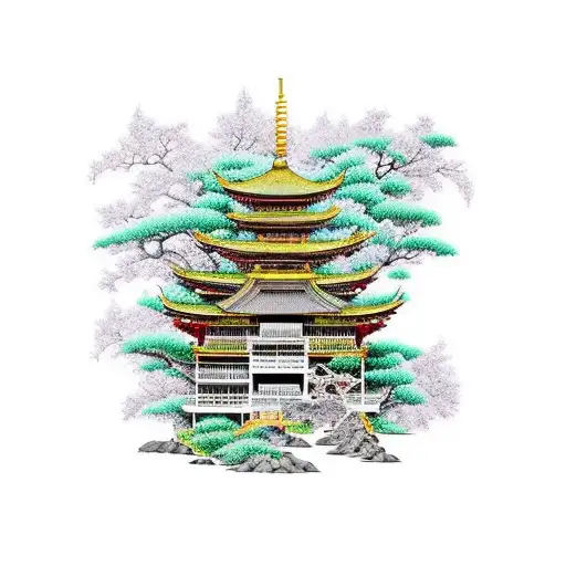 Old House Clock Surrounded By Nature