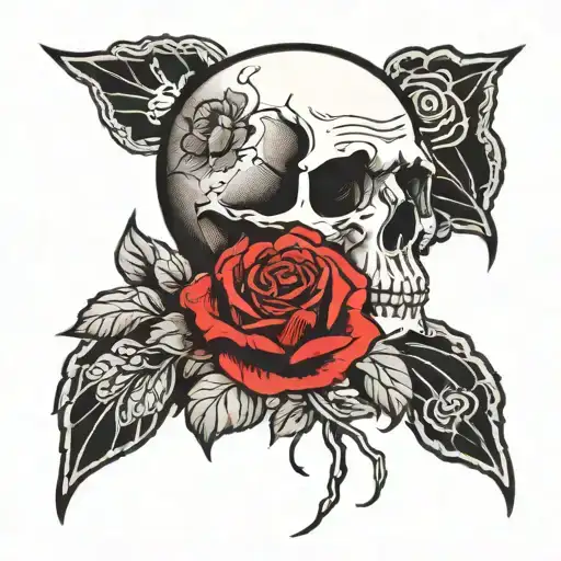 Skull And Roses