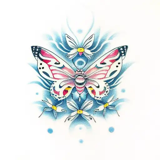 Baby Moths Turning Into Baby Butterflies