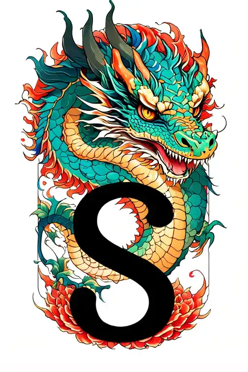 Word Soulmate With A Dragon As The S