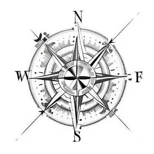 Scripture With Background Compass