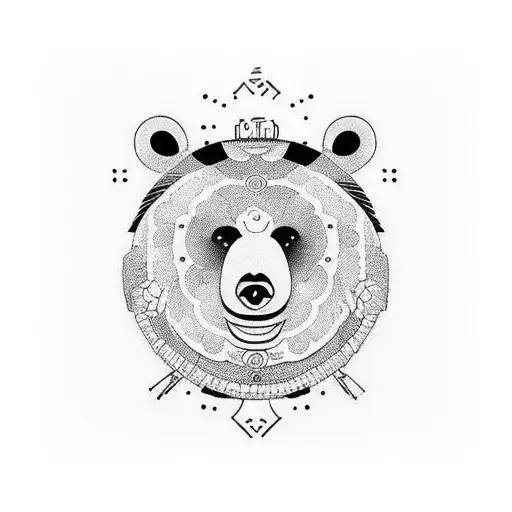 Bear With 2 Shootgauns