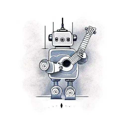 Robot With A Guitar