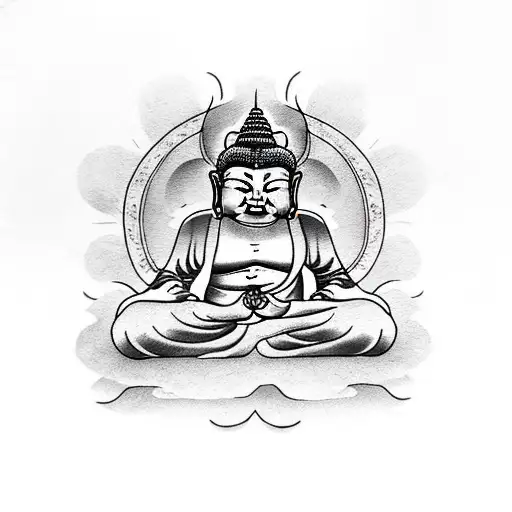 Black And Red 2 Faced Buddah