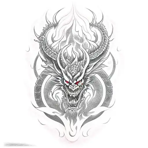 Devil Aries Fire Dragon