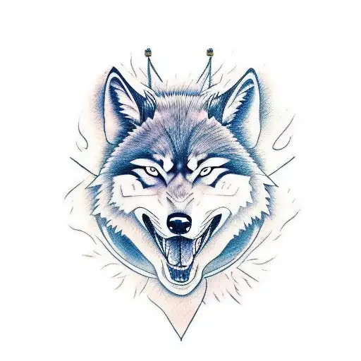 Swordsman With Wolf Head