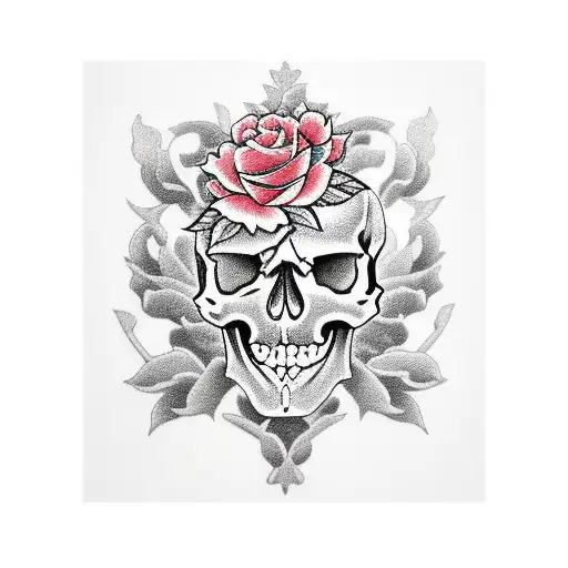 Skull And Roses