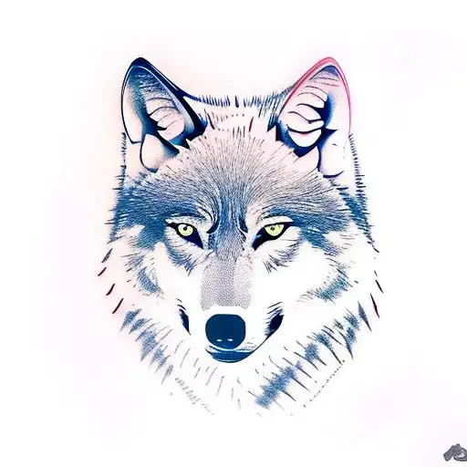 Wolf With Sharingan Eyes
