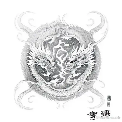 Ying & Yang Dragon