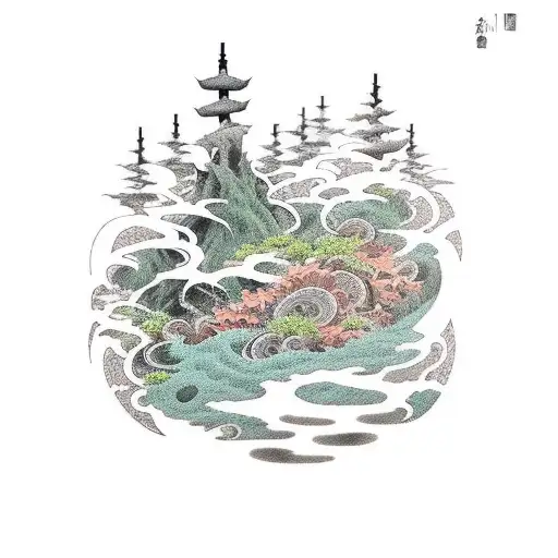 Forest And Tsunami