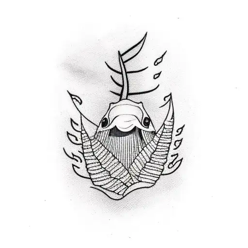 Tuna With Monstera Plant