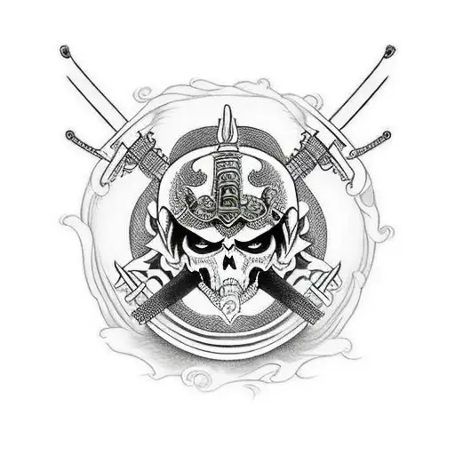 Death Before Dishonor Words Over A Samurai Sword