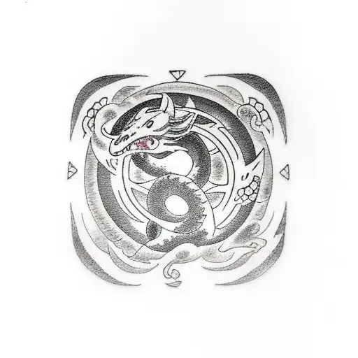 Anbu Symbol With Dragonballs