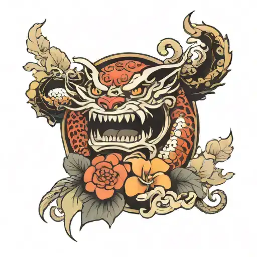 Incorporate Symbols Of Gaming And Traveling Into A Unique And Intricate Tattoo Concept