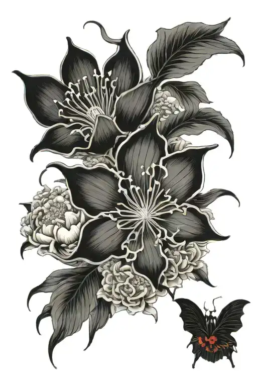 Black Bat Flower