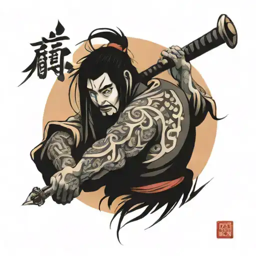 Japan Warrior And Anime