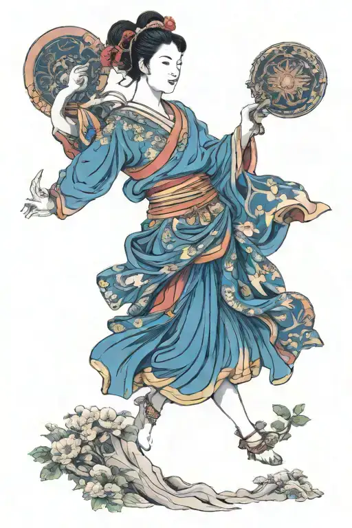 Mythological Ancient Greek Female Statue