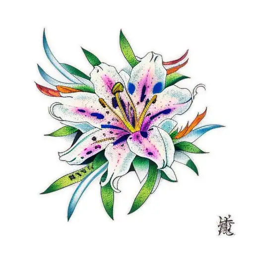 Lily And Olive Branch Color