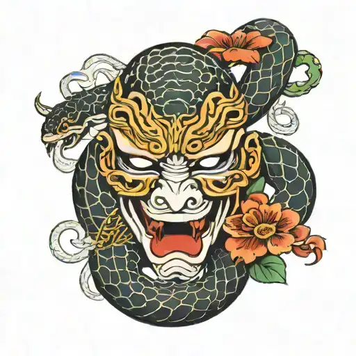 Mask And Snake