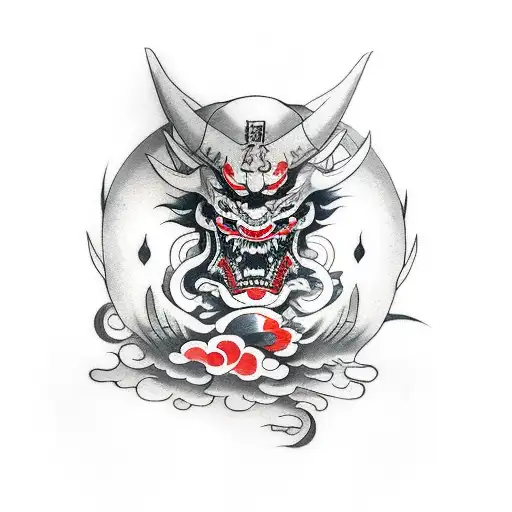 Japanese Demon Upside Down A Woman