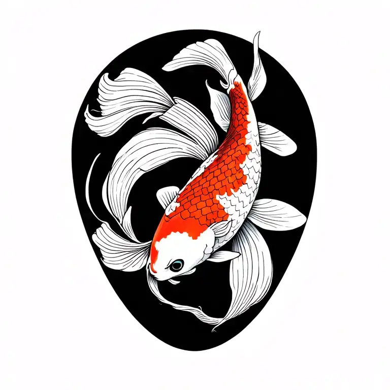 Koi Fish Shoulder