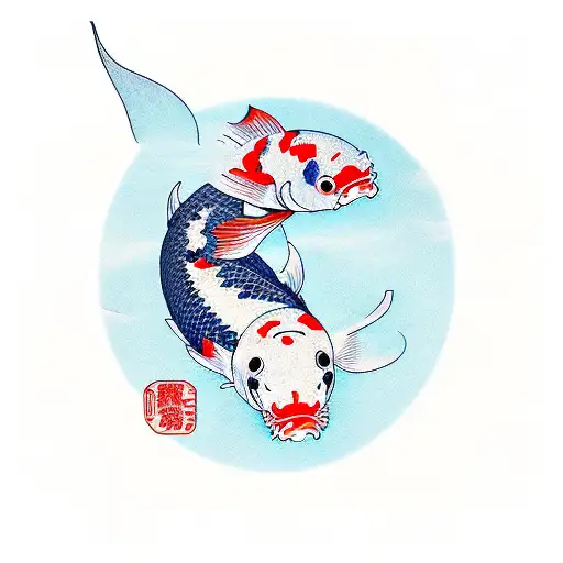 Koi Fish With Katana