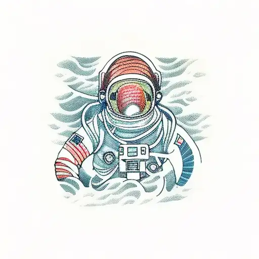 Astronaut And Scuba Diver