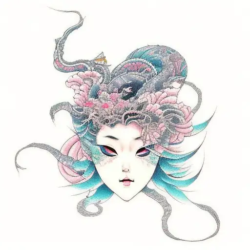 Japanese Cyber Mermaid